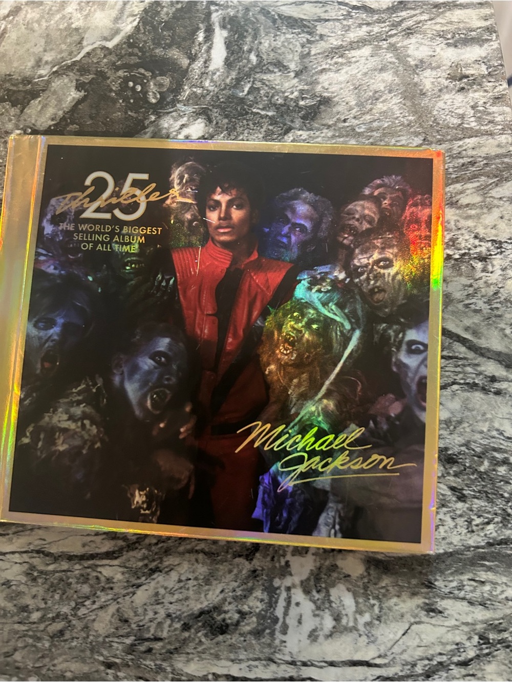 Michael Jackson Thriller 25th Anniversary CD - Holographic Cover
